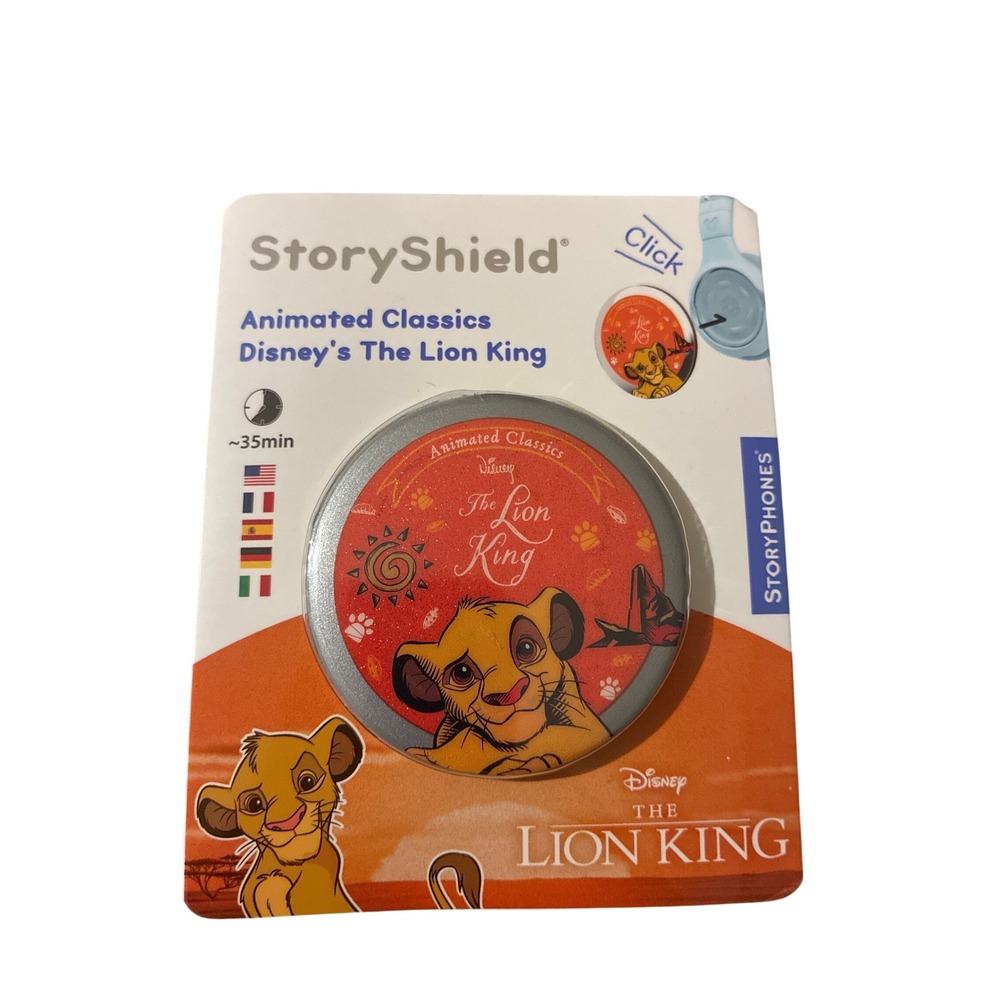 StoryShield Disney The Lion King Animated Classics StoryPhones Audio Disc NEW